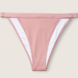 Victoria's Secret PINK Damsel Pink High Leg Bikini Bottom Size XL NWT